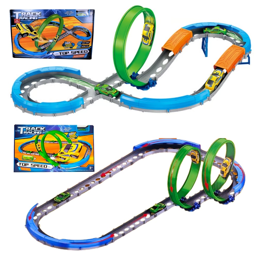 Brinquedo Pista de Corrida Top Speed Loopping 360 Radical Carrinho - Castela em Oferta na Shopee