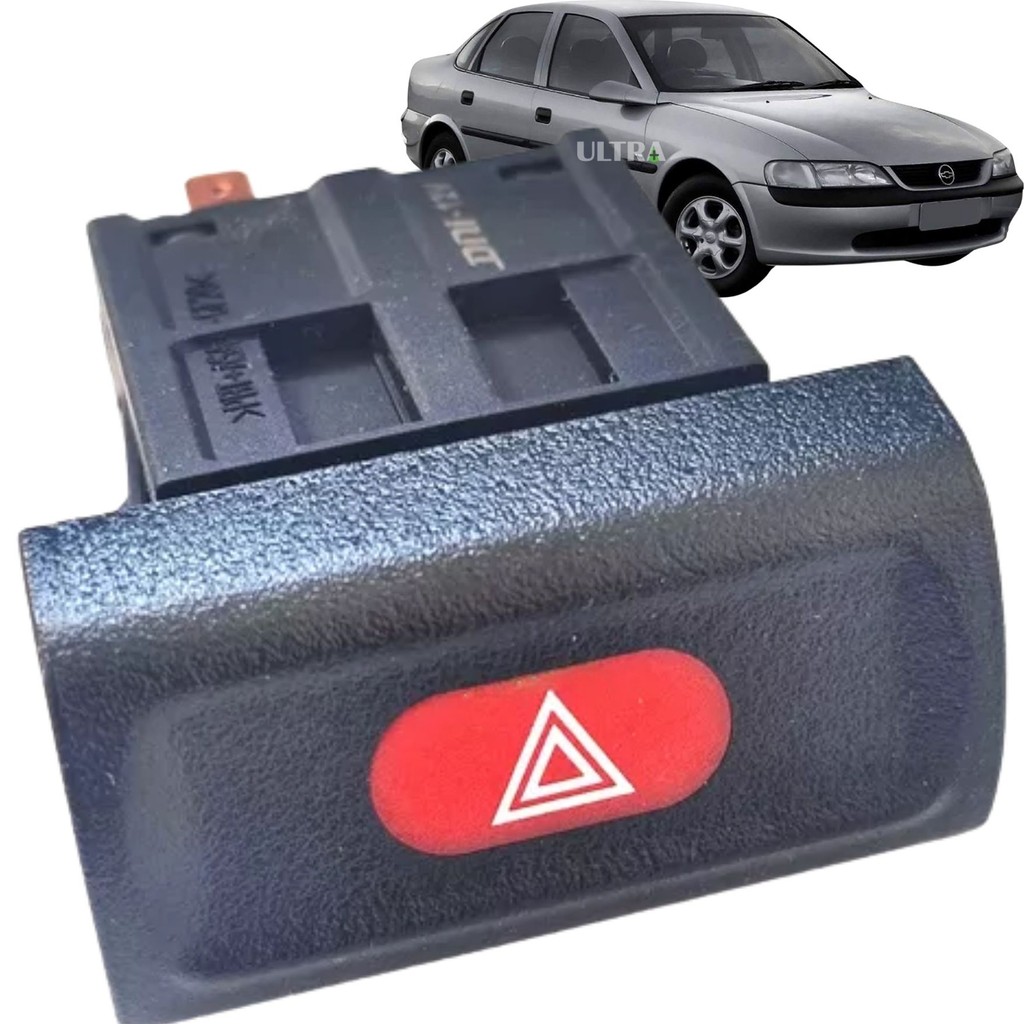 Interruptor Pisca Alerta GM Chevrolet Vectra 1999 1998 1999 - 4 Terminais - 12V (90436456 / 09138058)