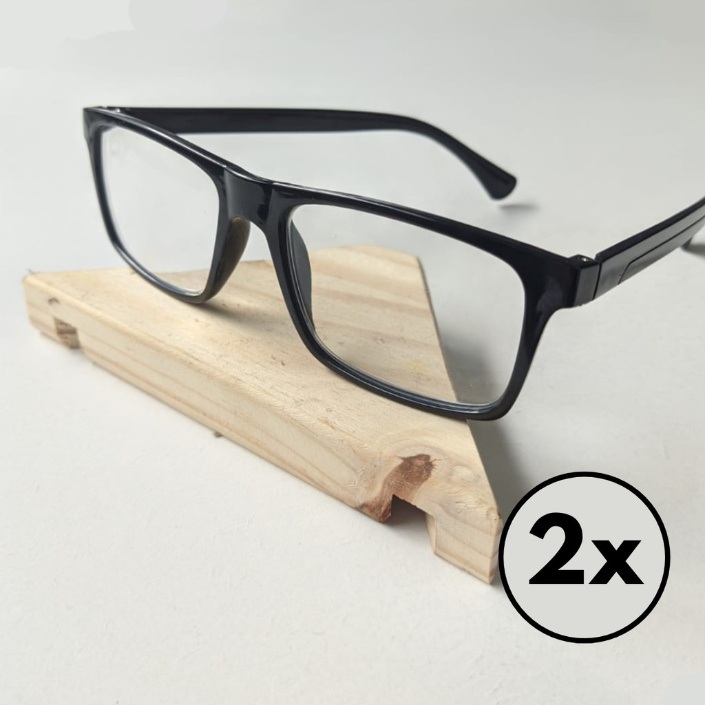 Kit com 2 Óculos de Grau para Leitura, Trabalho e Descanso – Unissex, Leve e Confortável em Oferta na Shopee