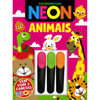 Colorindo com Neon - Animais em Oferta na Shopee
