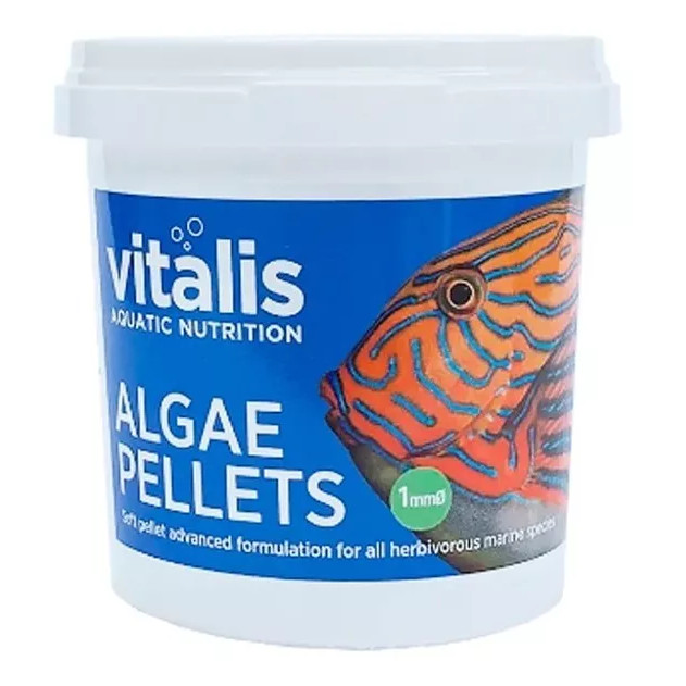 Ração Algae Marine Pellets 70g 1mm Vitalis Aquatics Aquário