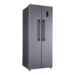 Geladeira Refrigerador HQ Frost Free Side By Side 460 Litros Cinza HQ-460SBSFF