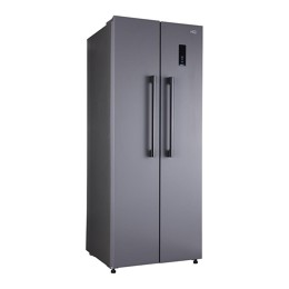 Geladeira Refrigerador HQ Frost Free Side By Side 460 Litros Cinza HQ-460SBSFF