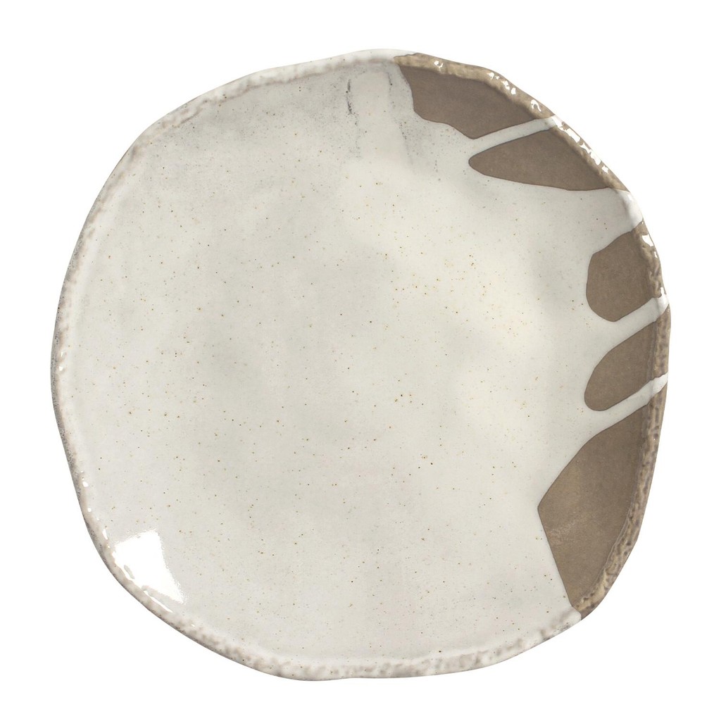 Conjunto com 4 Pratos Raso Orgânico Eco Pampa Ø27,5cm