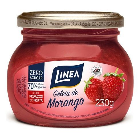 Linea Geleia Diet Morango 320G