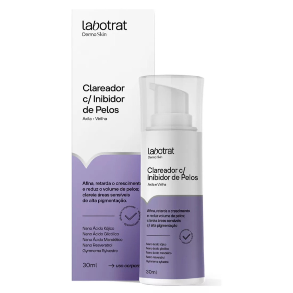 Sérum Inibidor E Clareador Pelos Axila Virilha Labotrat 30ml