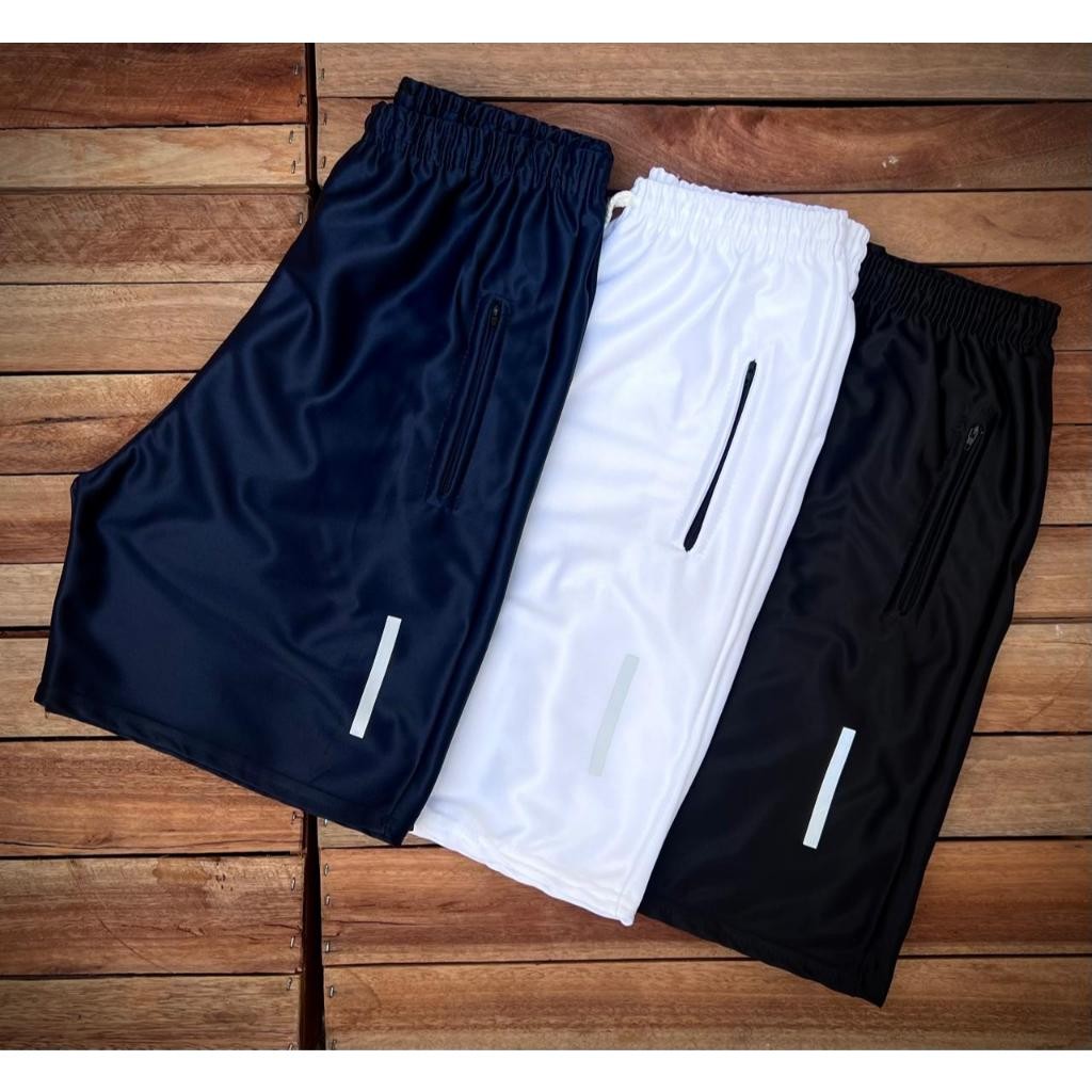 Kit Masculino de Verão 03 Bermudas Básicas - Sem Logo - Diversas Cores - Ideal Pro Dia-a-Dia