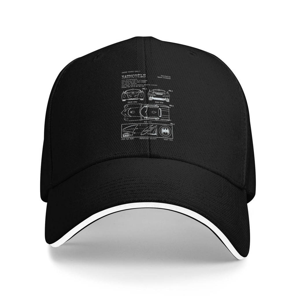 Dc Comics Batmóvel Wayne Industries Plan Inspire Boné De Beisebol Personalizado