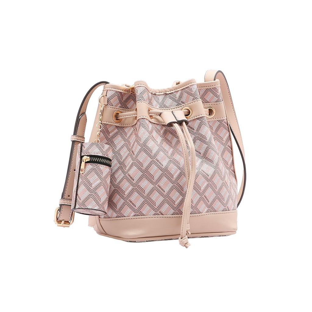 Detalhes do Bolsa Feminina Chenson Monograma Pontilhado 3484736