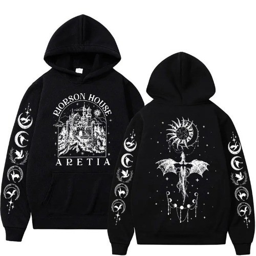Moletom Canguru Masculino ou Feminino Streetwear Capuz Estampa Dragão de Chama de Ferro Inverno Tecido Flanelado