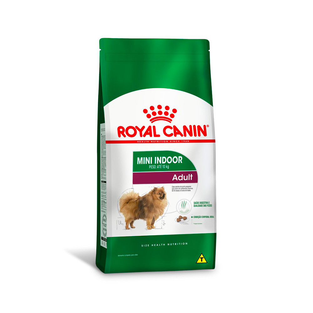 ROYAL CANIN CAO MINI INDOOR ADULT 2,5KG RAÇÃO RAÇAS PEQUENAS