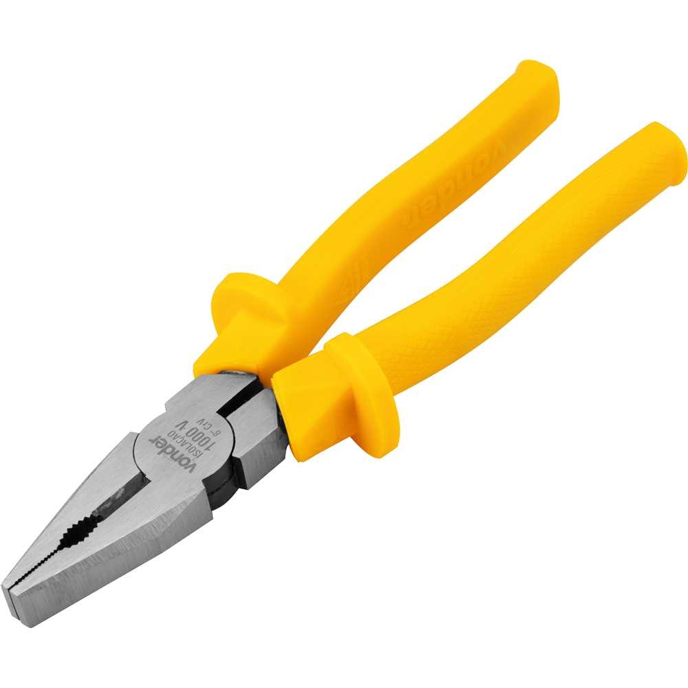 Alicate Universal 8" Cromo Vanádio Com Isolação Até 1.000V Vonder