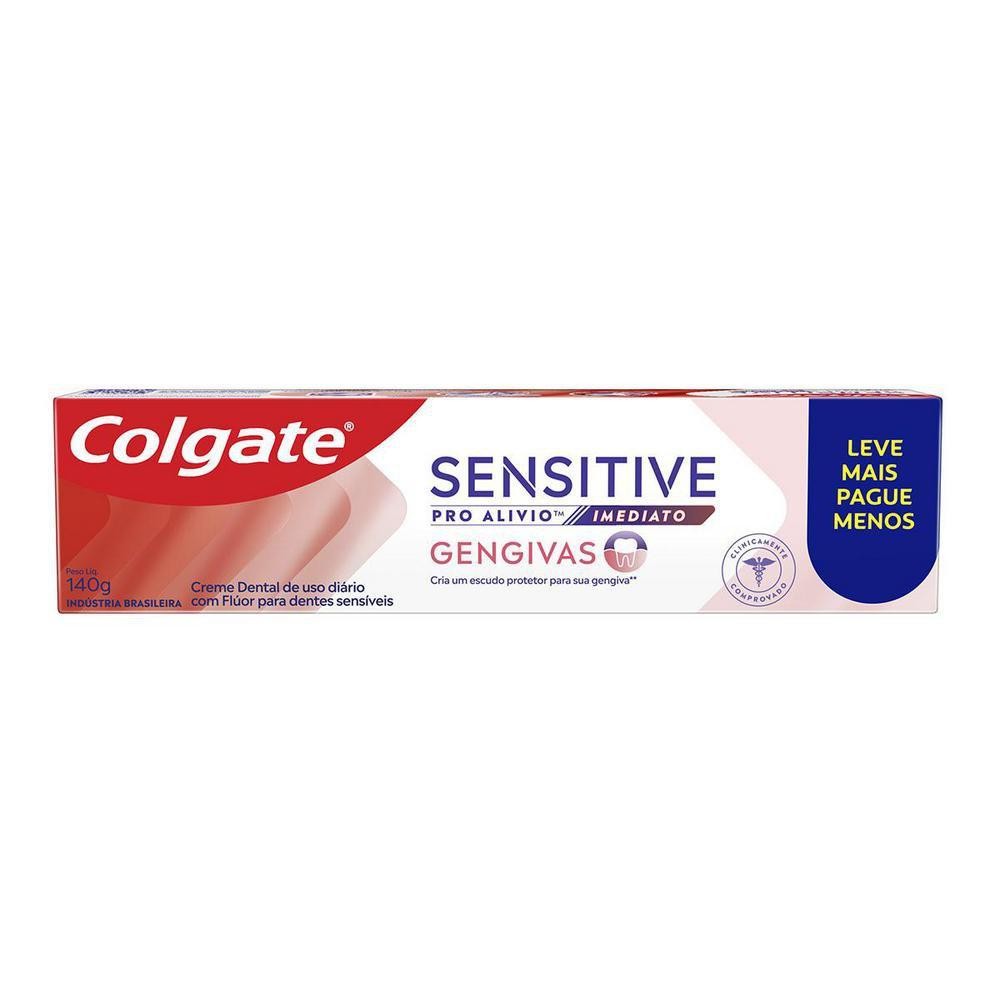 Creme Dental Colgate Sensitive Pro Alivio Imediato Gengiva 140g - Health