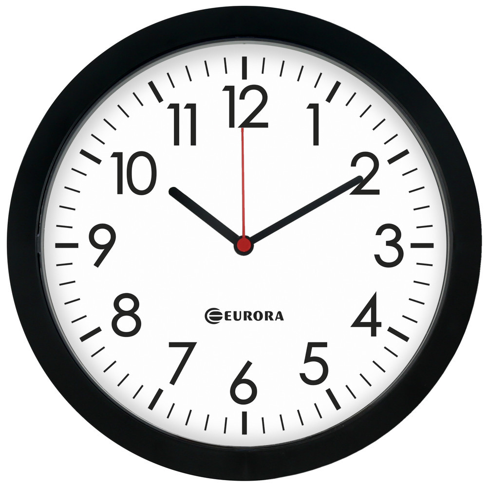 RELOGIO DE PAREDE GRANDE FUNDO BRANCO 28CM PT 6575 em Oferta na Shopee