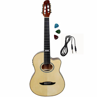 Violao Nailon El/ac Cutaway Natural Glossy (ng) em Oferta na Shopee