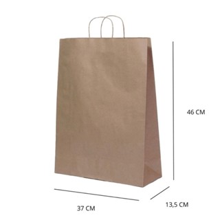 10~50 SACOLA KRAFT  37 X 13,5 X 46 (LC)  - REF:0121 em Oferta na Shopee