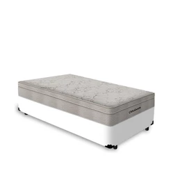 Cama Box com Colchão de Molas Ensacadas Ortobom AirTech Solteiro 88cm