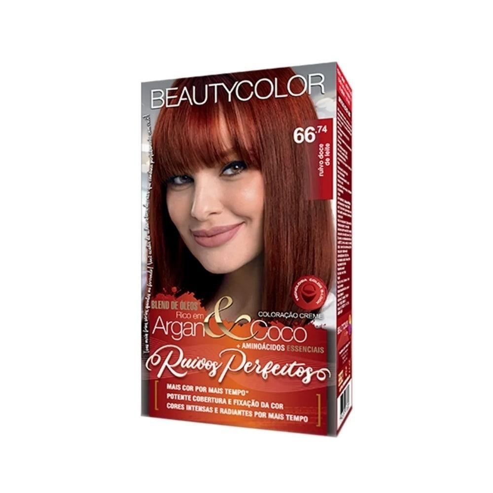 Tintura Beauty Color  66.74 Ruivo Doce De Leite - Beauty