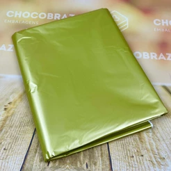 10~50 TOALHAS P/ MESA FESTA DOURADA BOPP PEROLA 78X78 INOVE (CHOCO)
