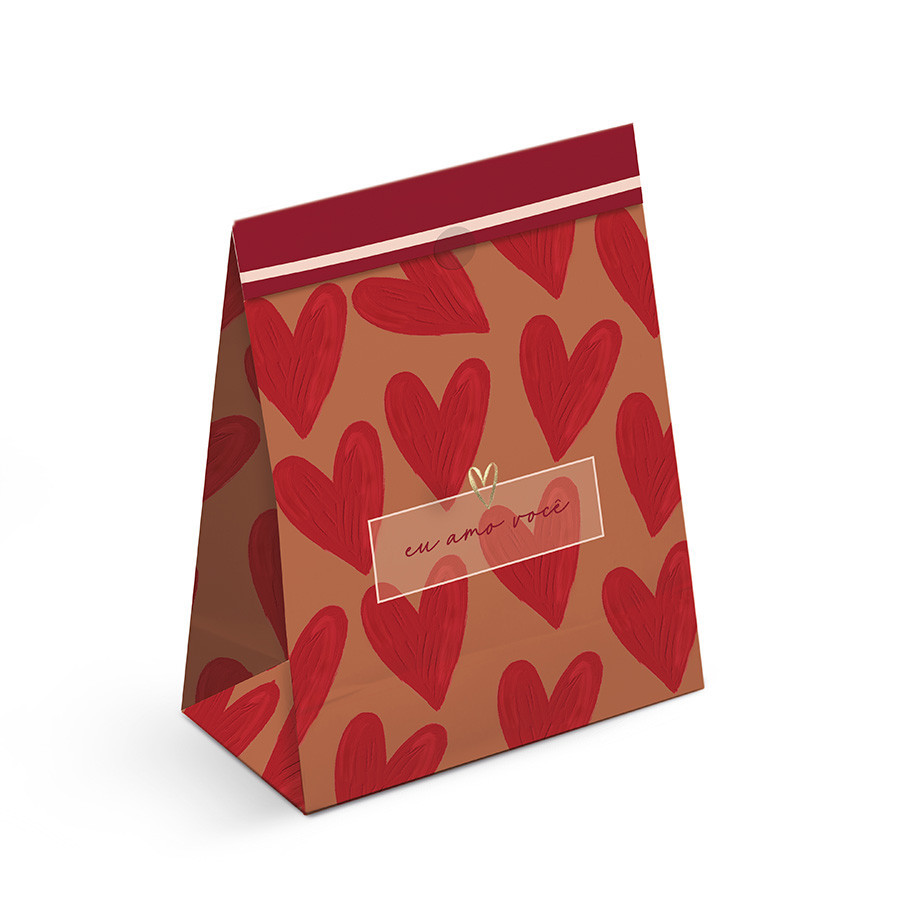 Saco de Papel Para Presente - Season Love - 1 unidade - Cromus - Rizzo