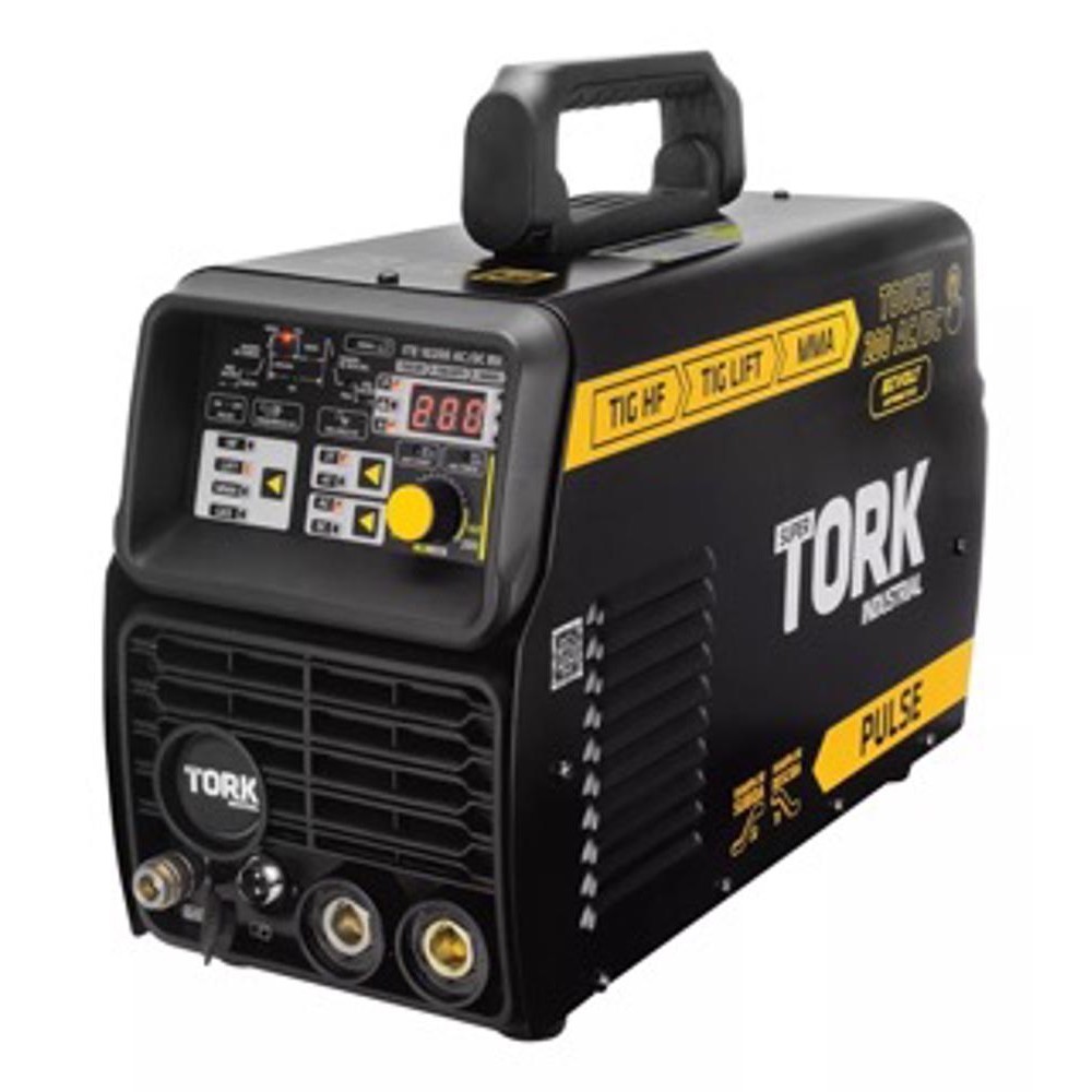 Maquina De Solda Inversora Mma Tig Aluminio Acdc 200a Tork