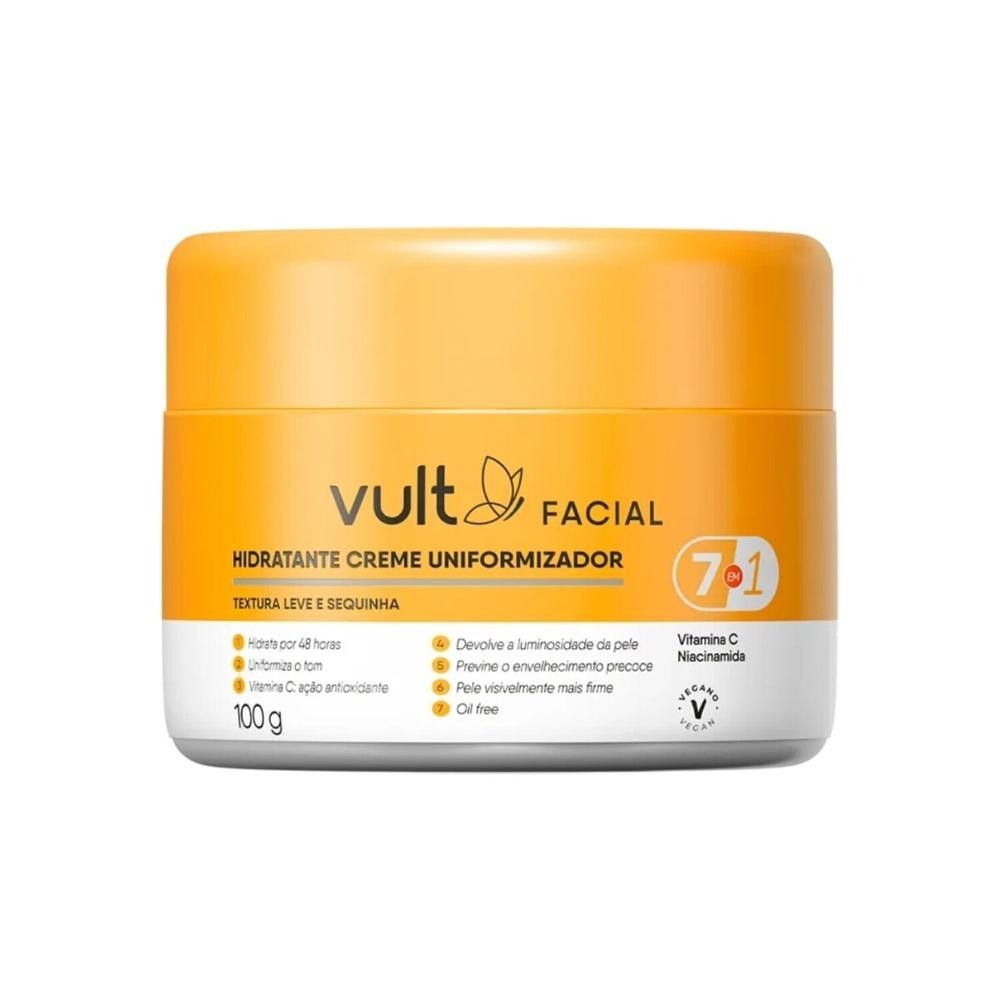 Creme Hidratante Facial Vult Uniformizador 7 em 1 100g - Beauty