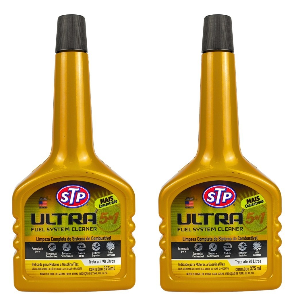 Kit 2 Aditivos Limpa Bico Injetores Ultra 5x1 Stp 375ml em Oferta na Shopee
