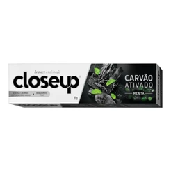 CLOSEUP CREME DENTAL CARVÃO ATIVADO SABOR MENTA COM 85G