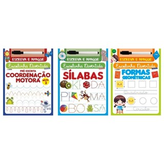 Combo Escolinha Divertida Especial - Kit com 3 Livros em Oferta na Shopee