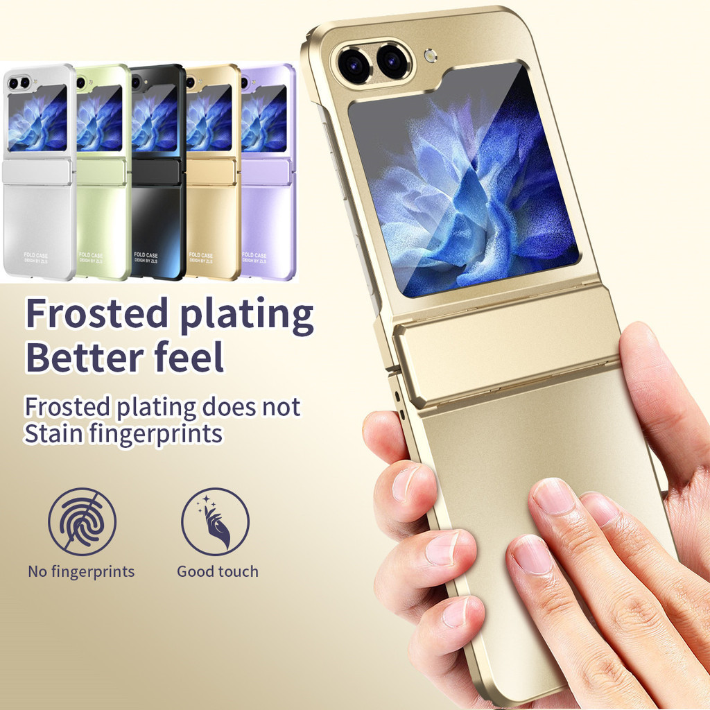 Capa Galvanizada Fosca Com Dobradiça , Adequada Para A Pele , Tudo Incluído , Samsung Galaxy Z Flip 6 5 4 3 5G , Dura em Oferta na Shopee