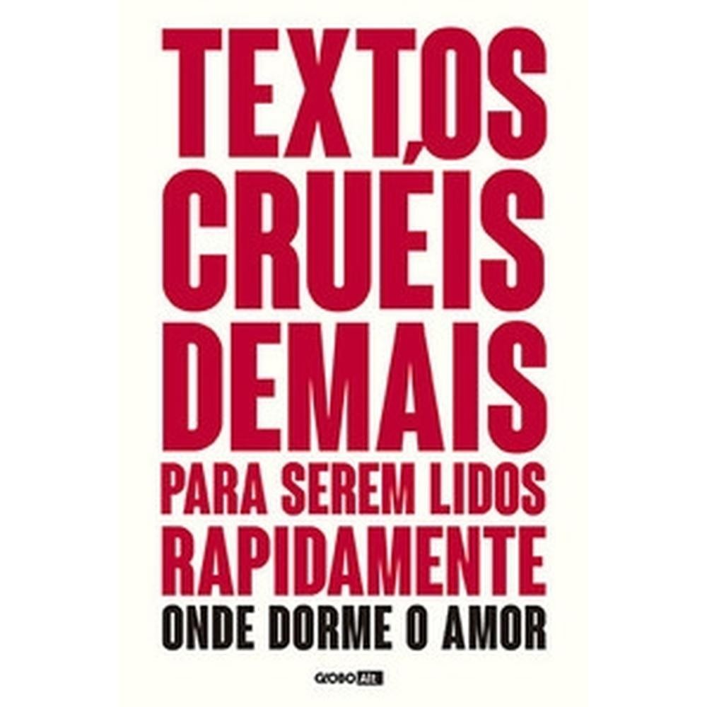 Textos cruéis demais para serem lidos rapidamente em Oferta na Shopee