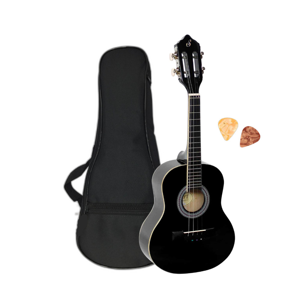 Cavaco Acústico Estudo Giannini Start Preto Brilhante CS-14 BK + capa