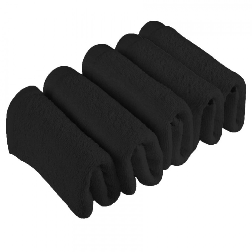 Kit 5 Toalha De Rosto Salão De Beleza 100% Algodão Preta Beira Rio em Oferta na Shopee