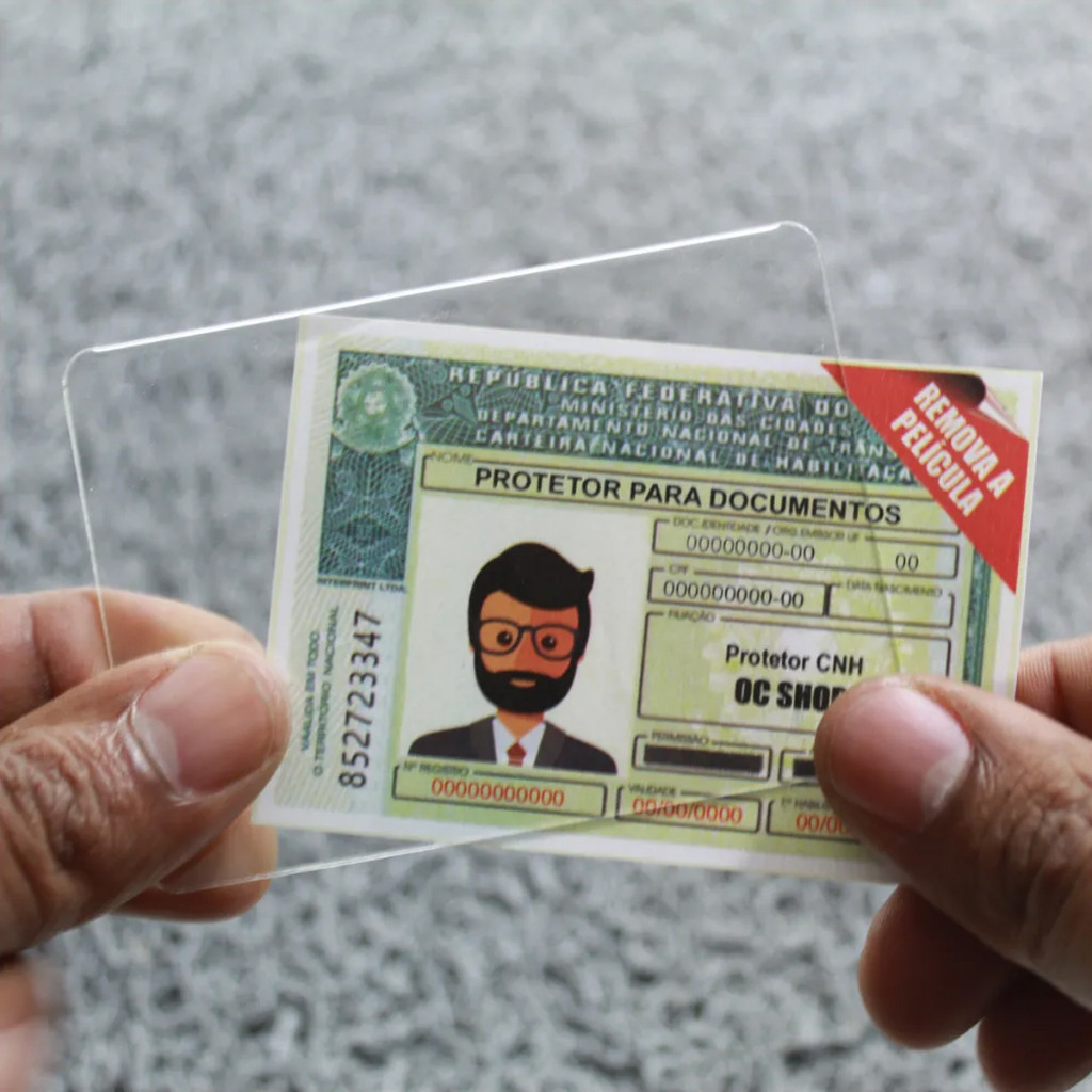 Proteção Capa Protetora Cnh Documento Habilitação em Oferta na Shopee