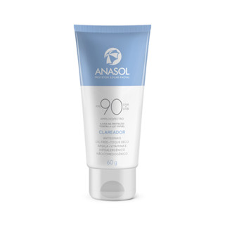 Anasol Protetor Facial Clareador Fps 90  60 gr Toque Seco com 1 unidade Vegano em Oferta na Shopee