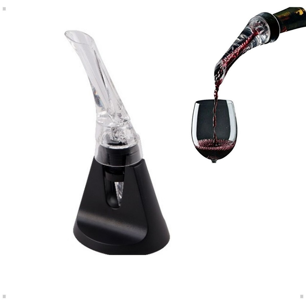 Decanter Decantador De Vinho Instantâneo Bico Dosador Aerador Vinho Garrafa