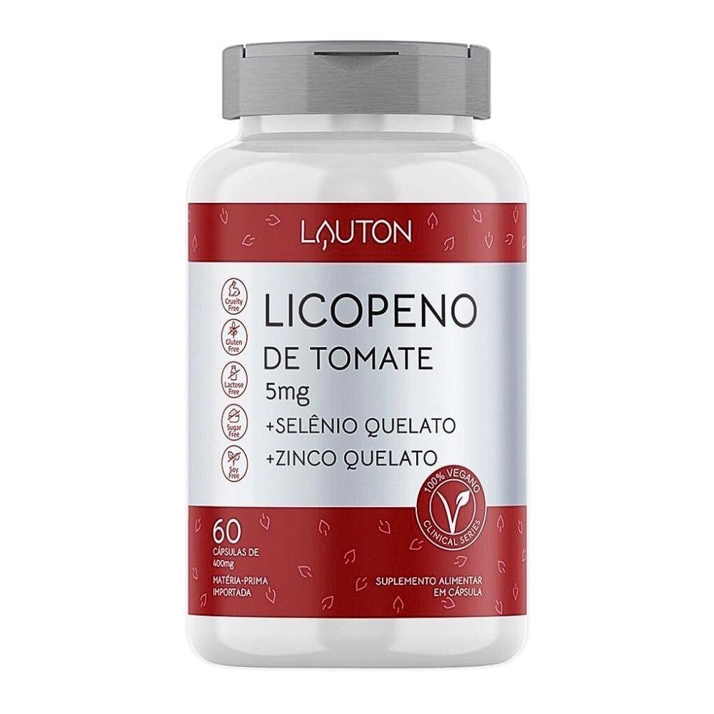 LICOPENO DE TOMATE 5MG COM 60 CÁPSULAS