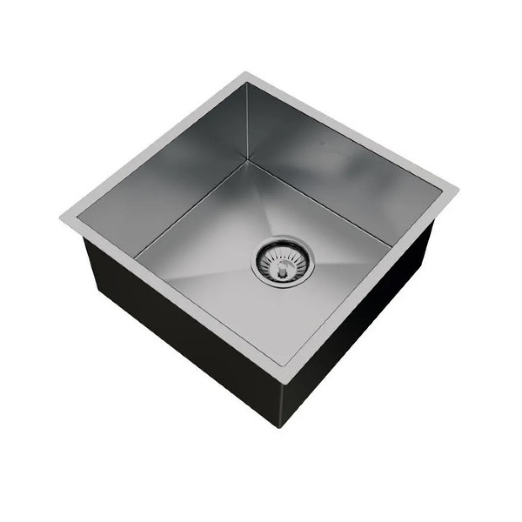 CUBA CI INOX 400 X 400 EMBUTIR/SOBREPOR CALHA UMIDA COZINHA CHURRASQUEIRA