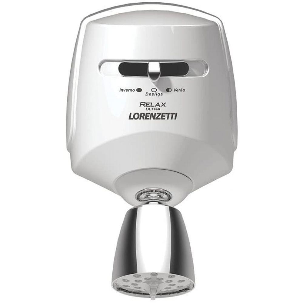Chuveiro Multitemperaturas Relax 3t 127v 5500w Branco/cromado Lorenzetti - Home & Living