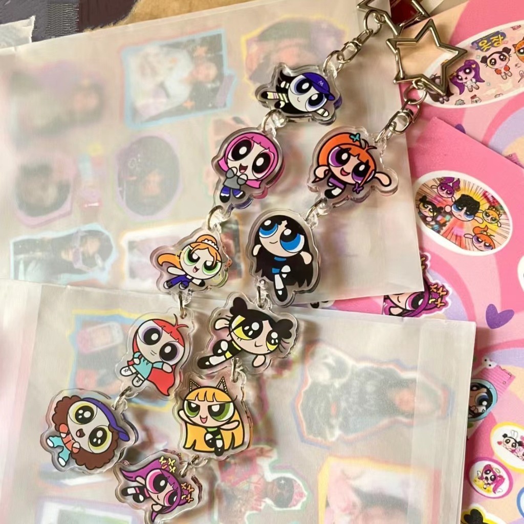 Chaveiro Kpop Idol NWJNS Acrílico O Powerpuff Girls Charme Chaveiros Coelhinhos Presente em Oferta na Shopee