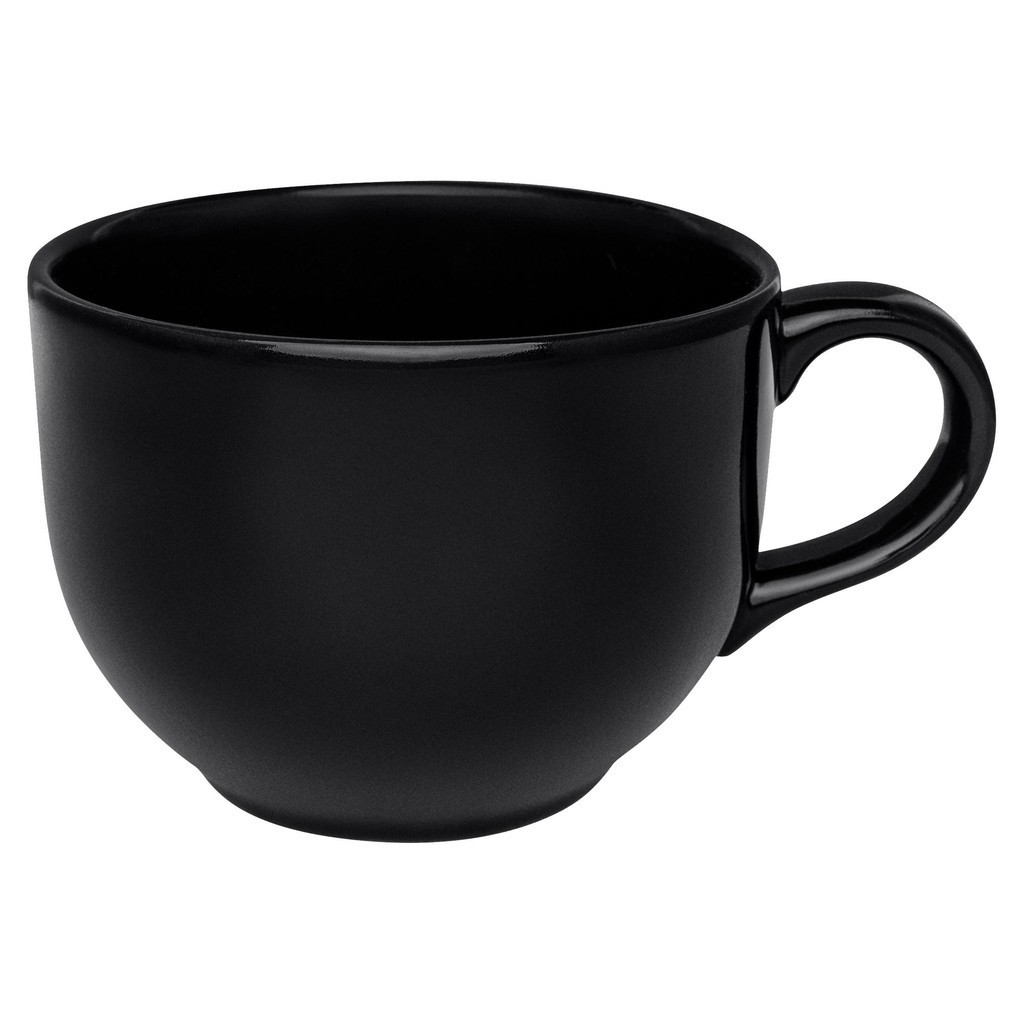 Caneca Biona Jumbo 740ml, Cerâmica, Preta - 4438 - Home & Living