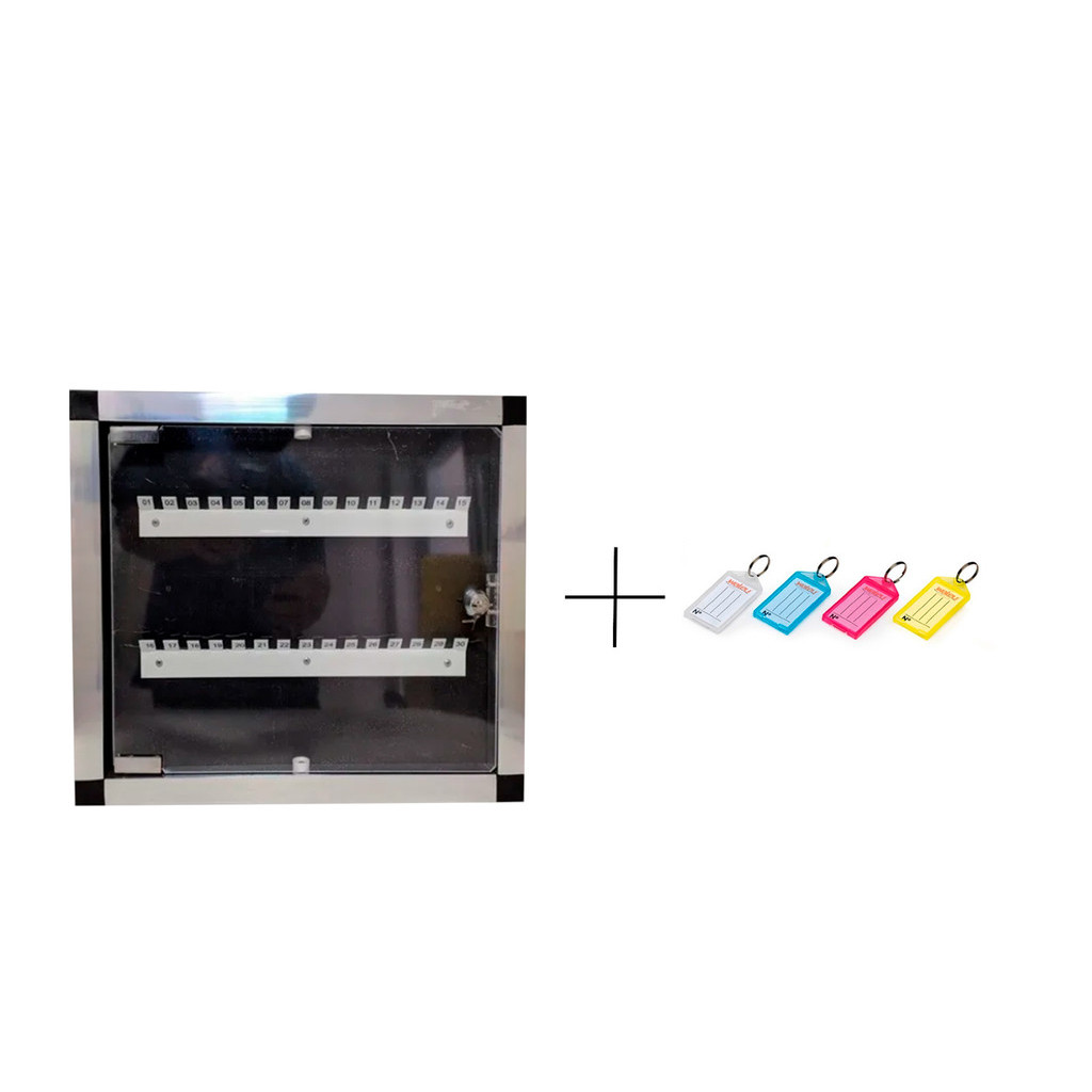Claviculario Organizador De Chaves 30 Chaves C/ 30 Chaveiros