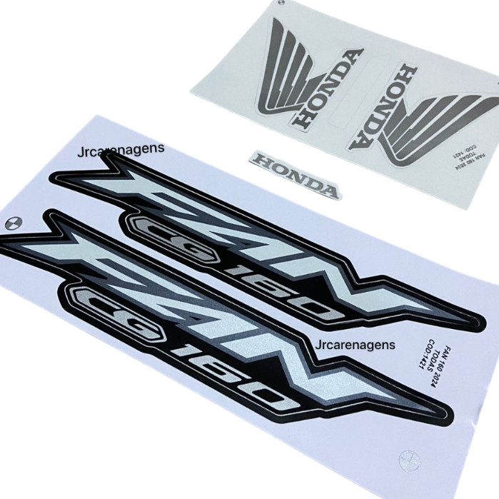 KIT ADESIVOS FAN 160 2022/20223 COMPLETO MOD. ORIGINAL