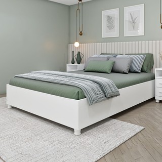 Base de Cama Box Casal Mônaco Neve - Tcil Móveis em Oferta na Shopee