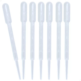 Pipeta Pasteur  3ml Com  500 Unidades Descartável Transferência de Líquidos Uso Laboratorial Clínico