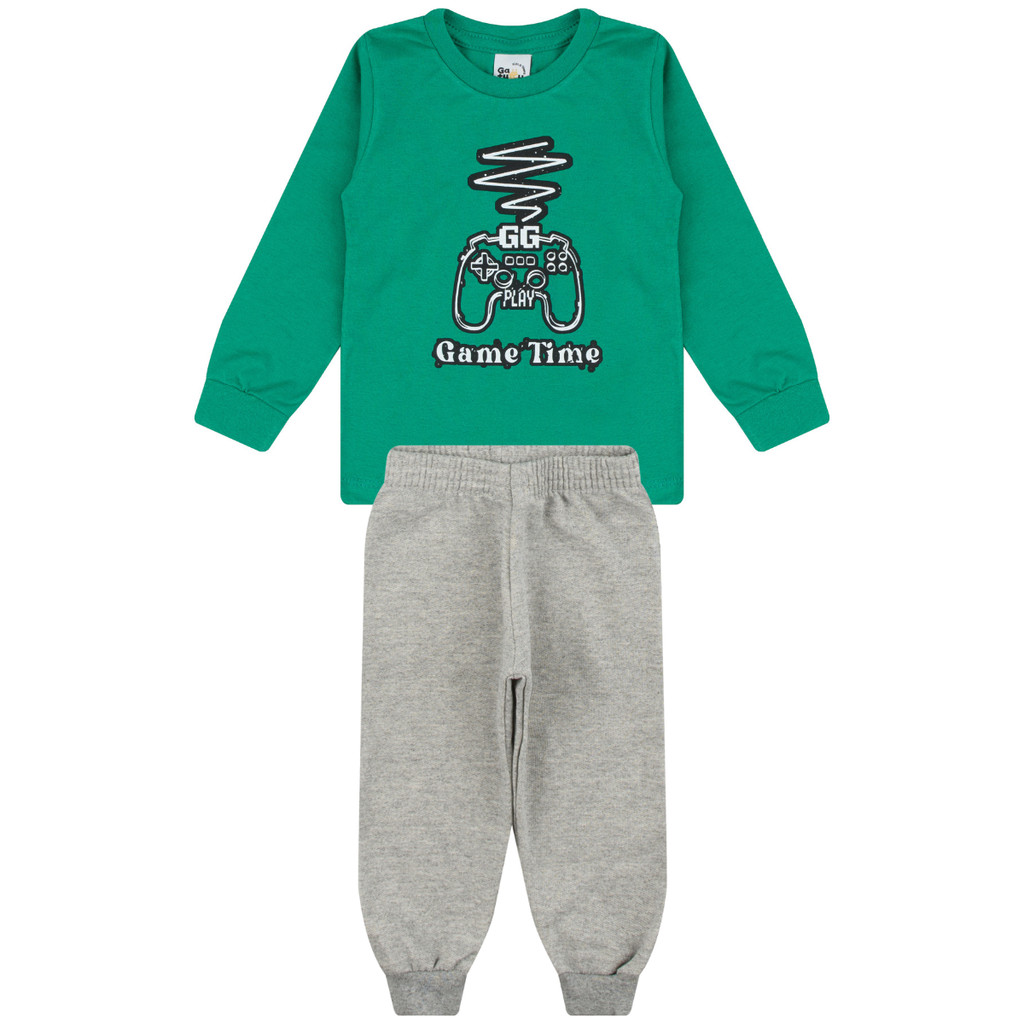 Conjunto Infantil Masculino Meia estação Game Time