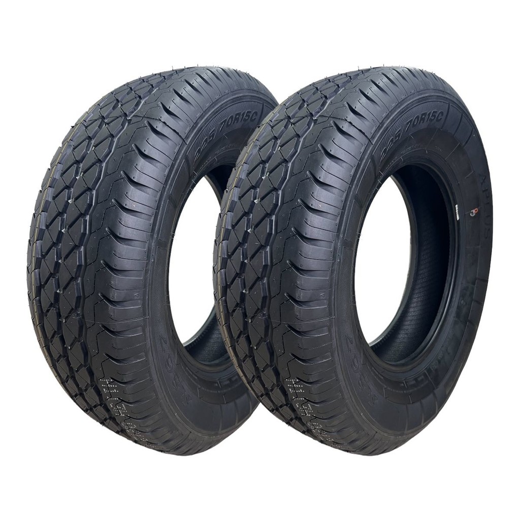 Kit 2 Pneus 225/70R15C 8PR 112/110R TL AplusHilux L200 Frontier S10 Ranger Grand Vitara Troller T4
