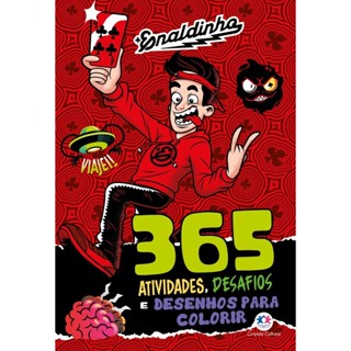 Enaldinho - 365 atividades, desafios e desenhos para colorir em Oferta na Shopee