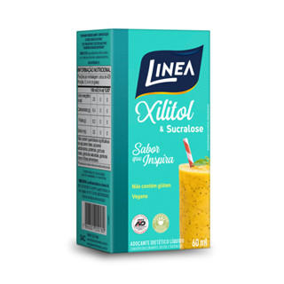 Adoçante Xilitol Líquido Linea de 60ml em Oferta na Shopee
