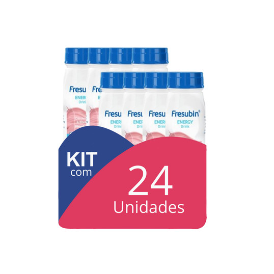 Fresubin Energy Drink Morango 200ml 24 Unidades